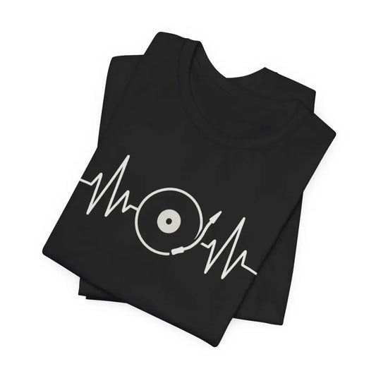 'Vinyl Heartbeat' Unisex T-Shirt