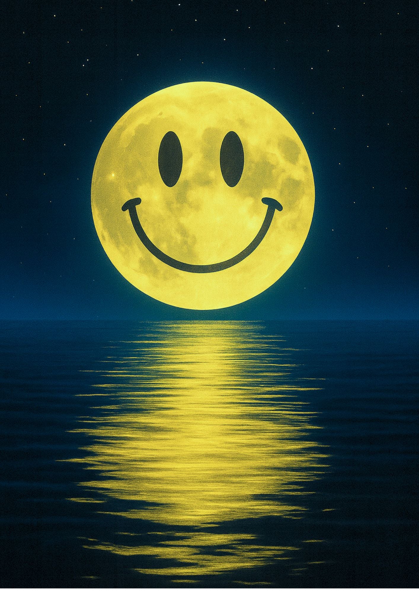Acid House Moon Wall Art