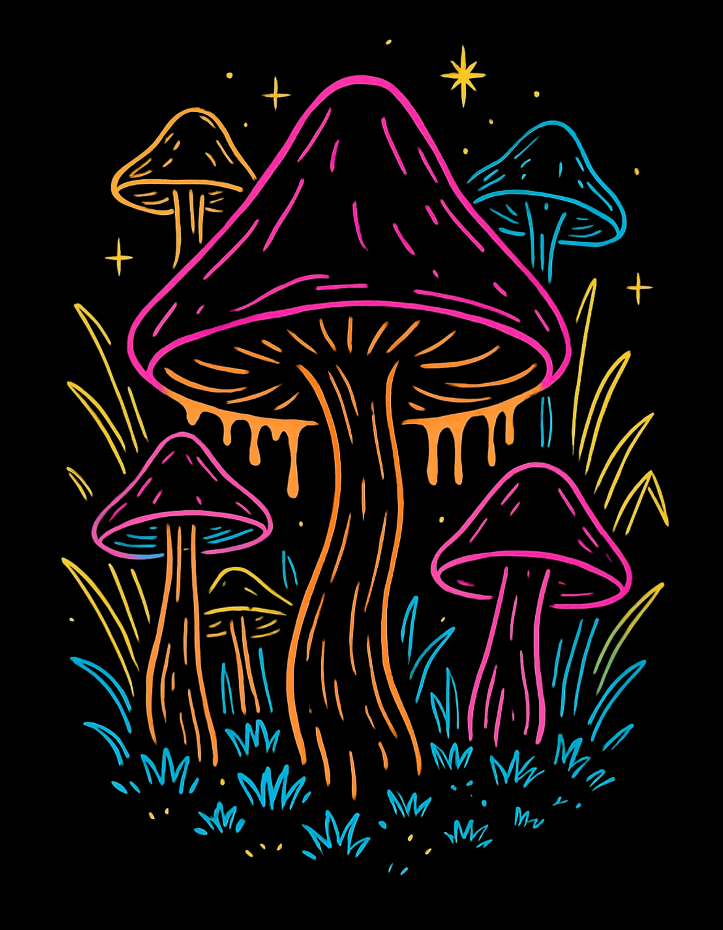 Psychedelic Wall Art Print