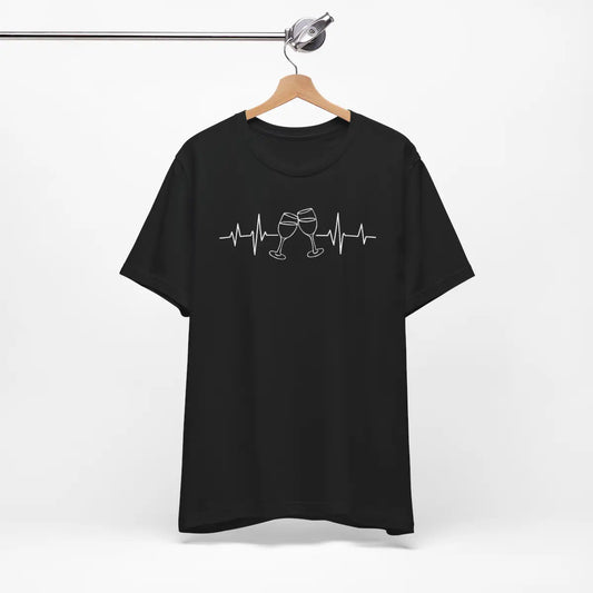 Wine Heartbeat Unisex T-Shirt