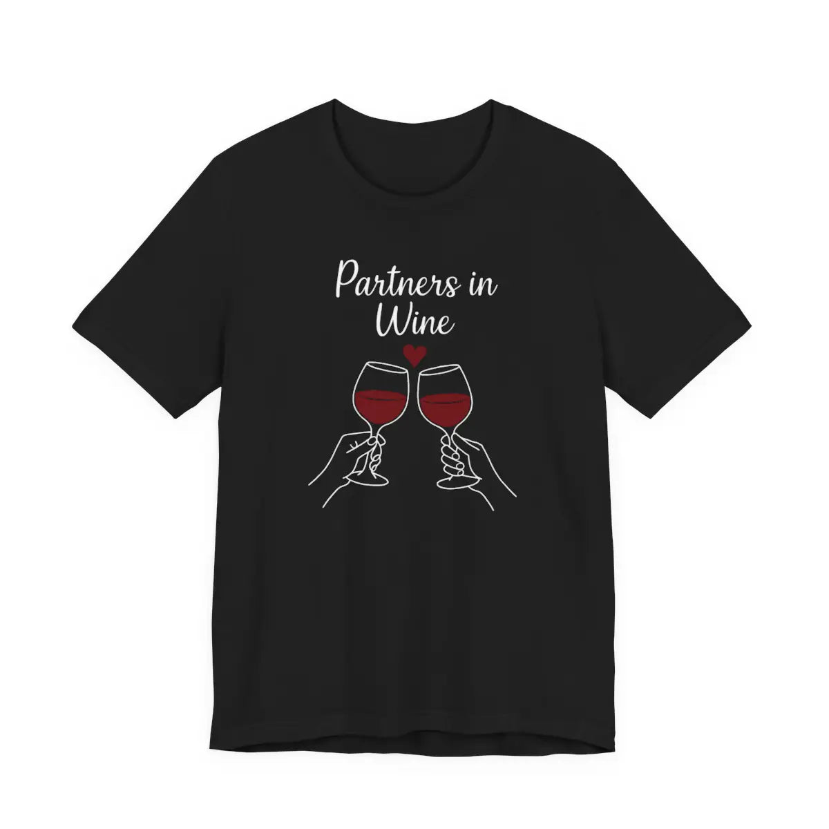 'Partners in Wine (Black)' - Unisex T-Shirt