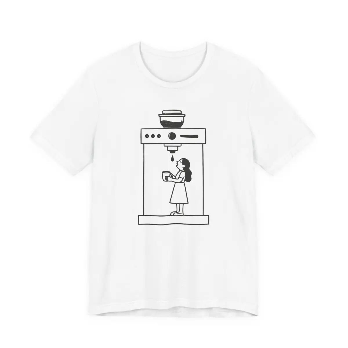 Coffee Minimal Art Unisex T-Shirt