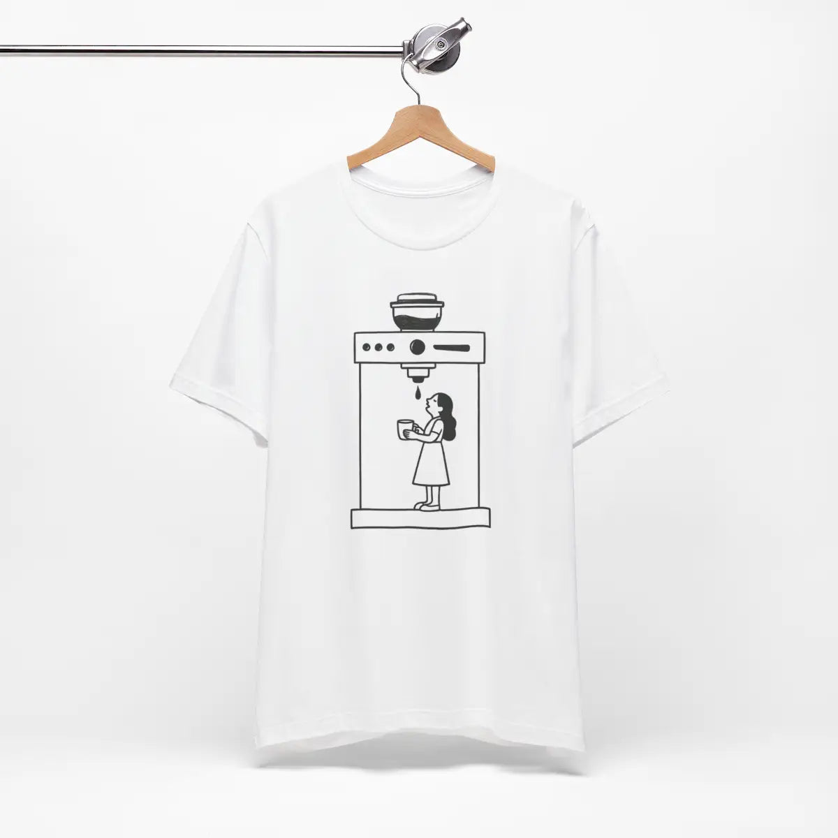 Coffee Minimal Art Unisex T-Shirt