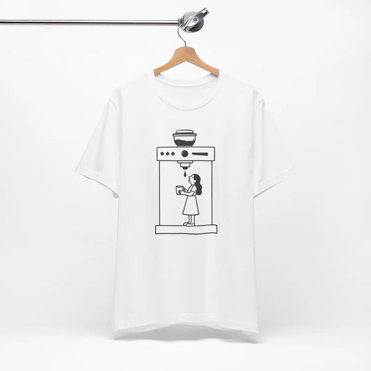 Coffee Minimal Art Unisex T-Shirt