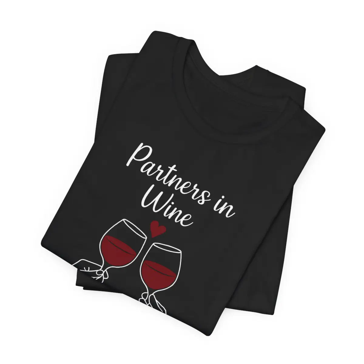 'Partners in Wine (Black)' - Unisex T-Shirt