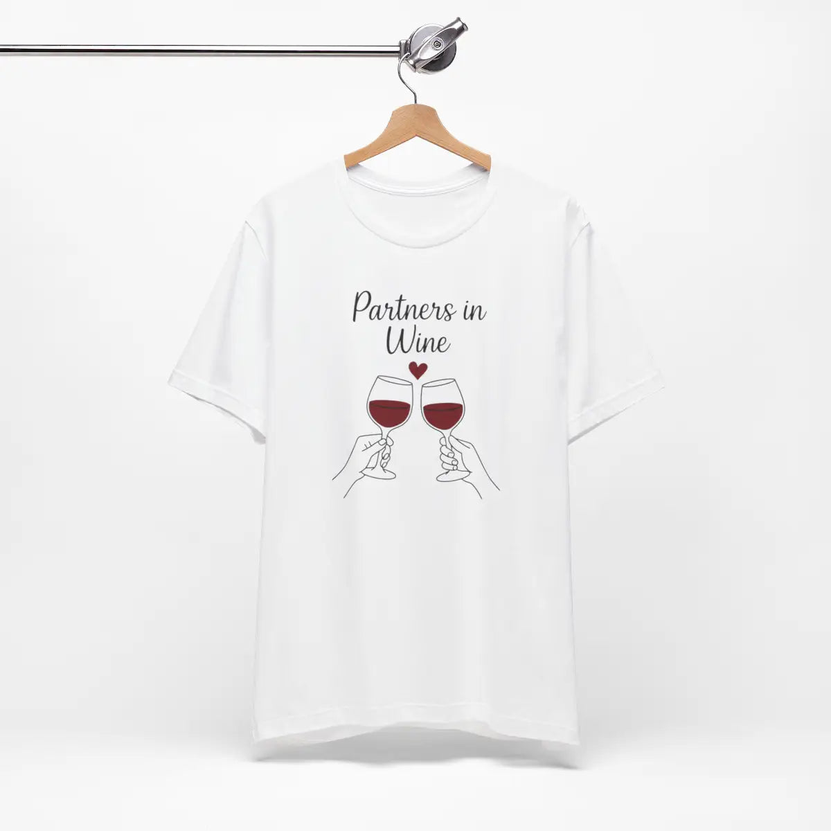 'Partners in Wine (White) - Unisex T-Shirt