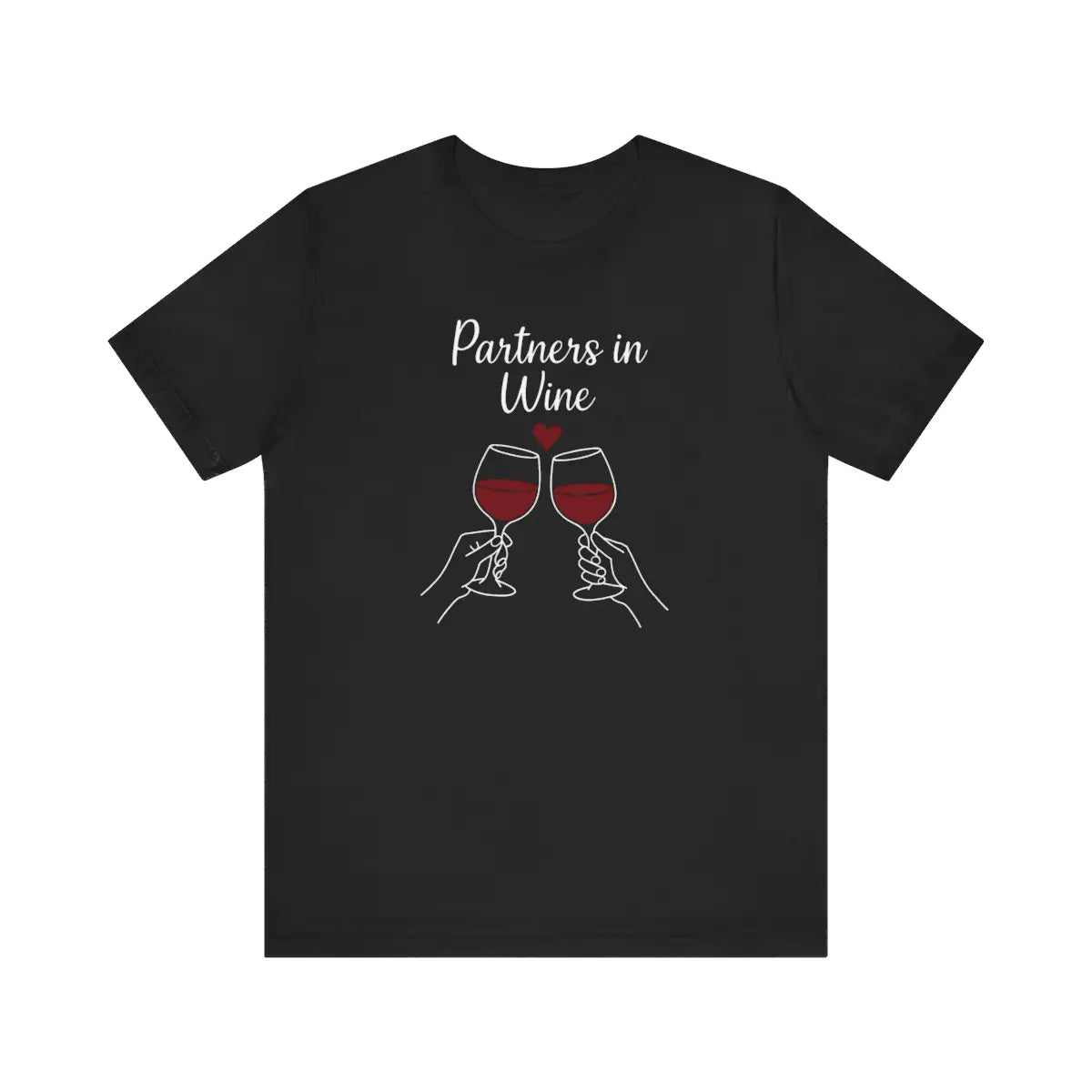 'Partners in Wine (Black)' - Unisex T-Shirt
