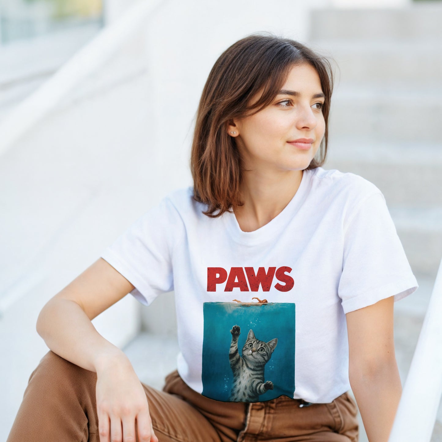 PAWS Cat T-Shirt
