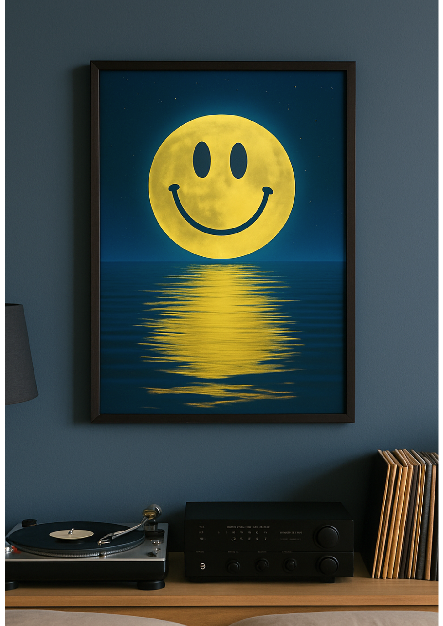 Acid House Moon Wall Art