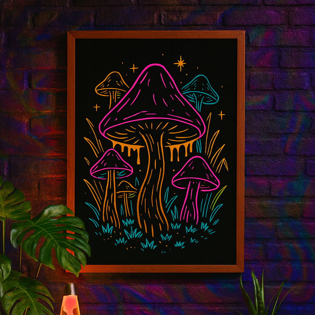 Psychedelic Wall Art Print