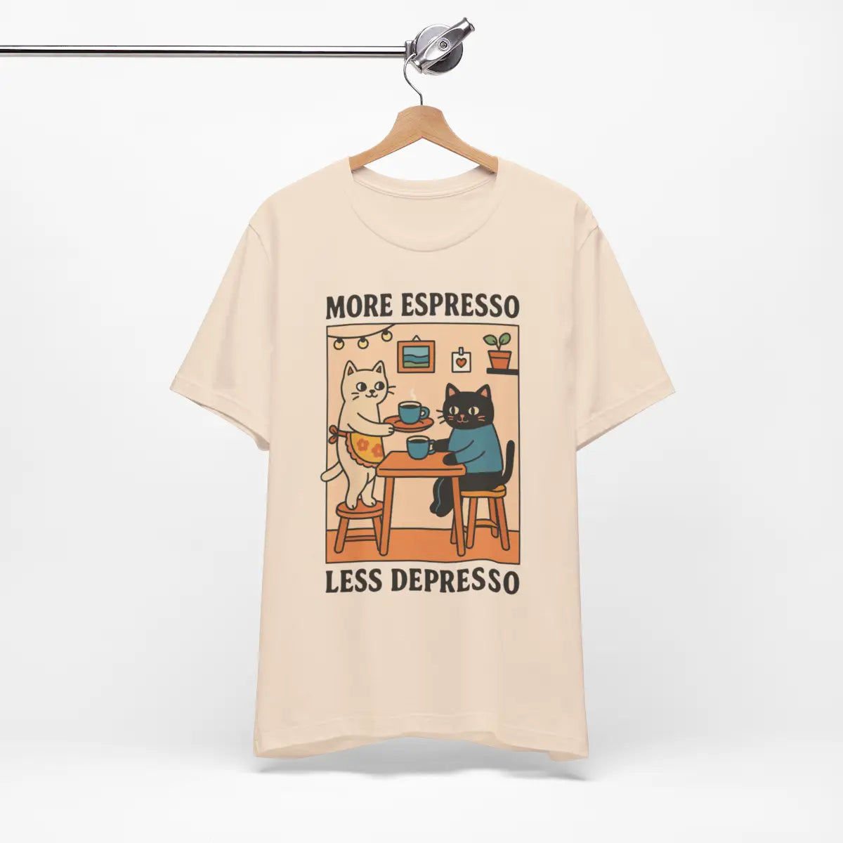 More Espresso less Depresso Unisex T-Shirt